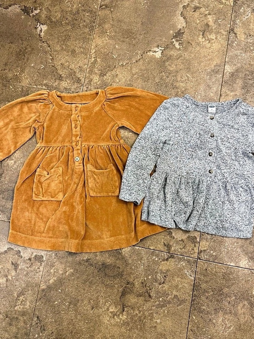 Bundle Girls Cozy Fall Dresses Organic 18-24M Kate Quinn & 2T ON- Fall,Halloween
